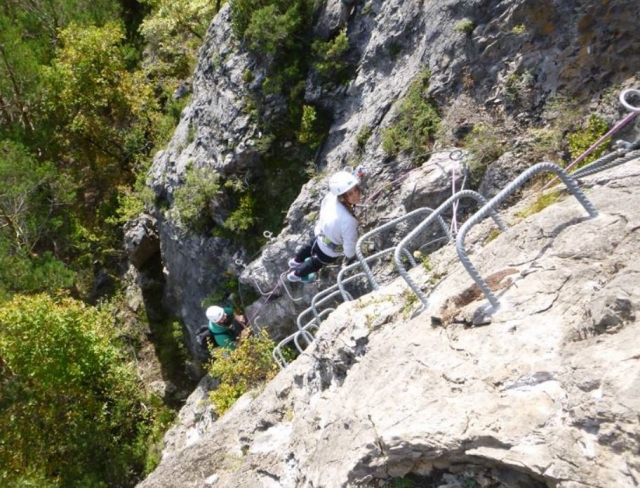  Heftroute am Klettersteig 